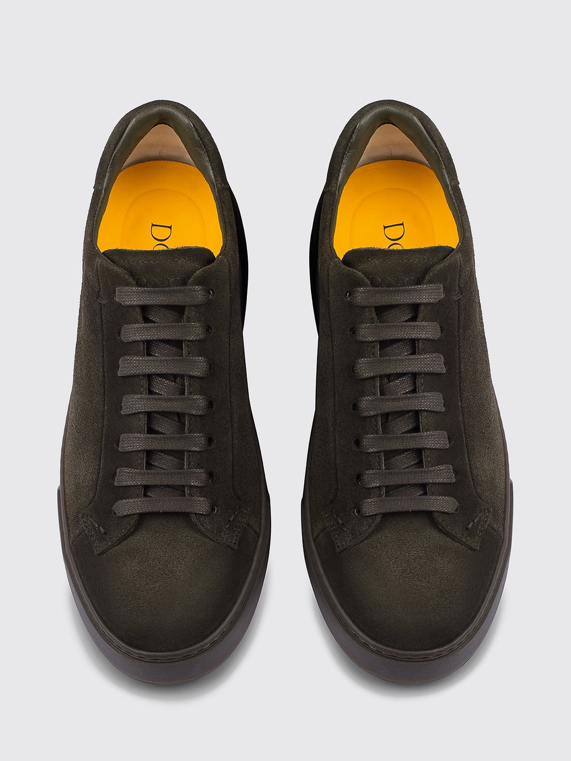DOUCAL'S BASKETS: Baskets homme Doucal's, Vert Mousse - Img 3