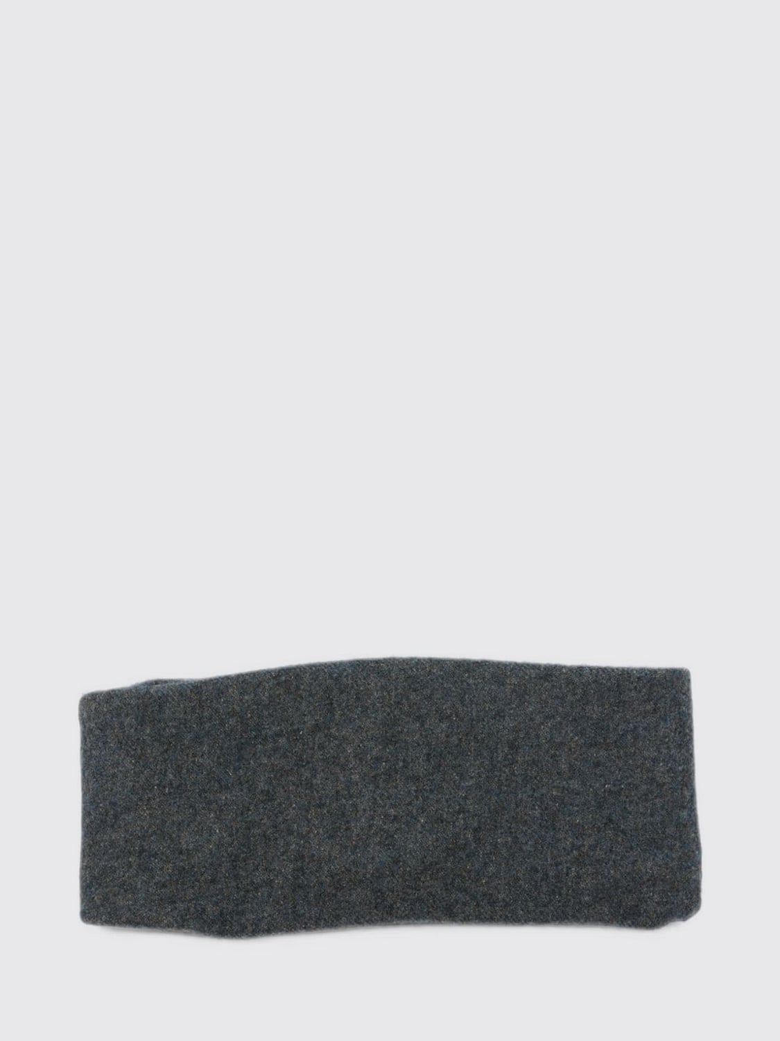 CORTANA FERMACAPELLI: Fascia per capelli Cortana in misto lana e cotone dal design minimal, Blue Navy - Img 1