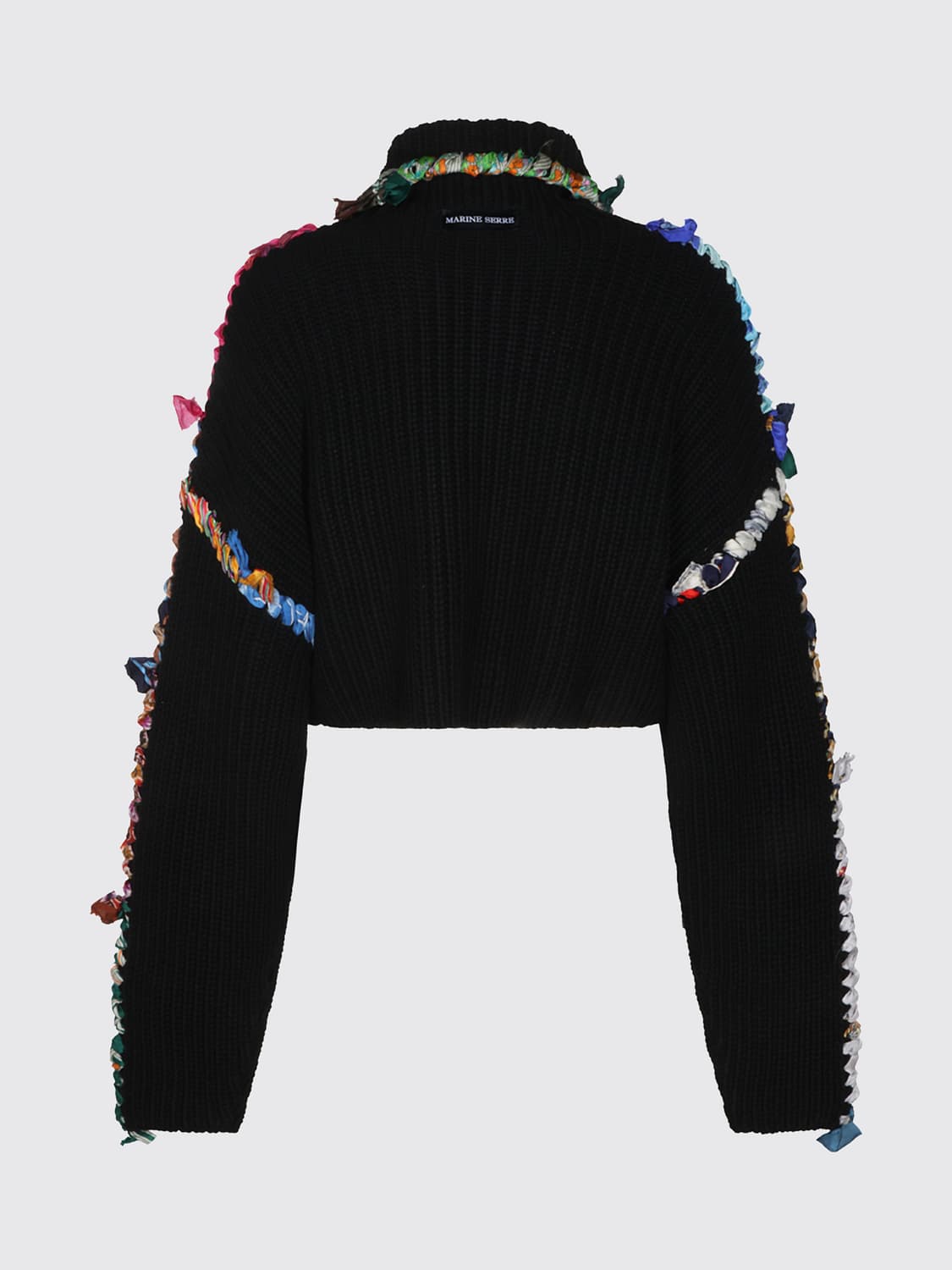 MARINE SERRE PULLOVER: Pullover damen Marine Serre, Schwarz - Img 3