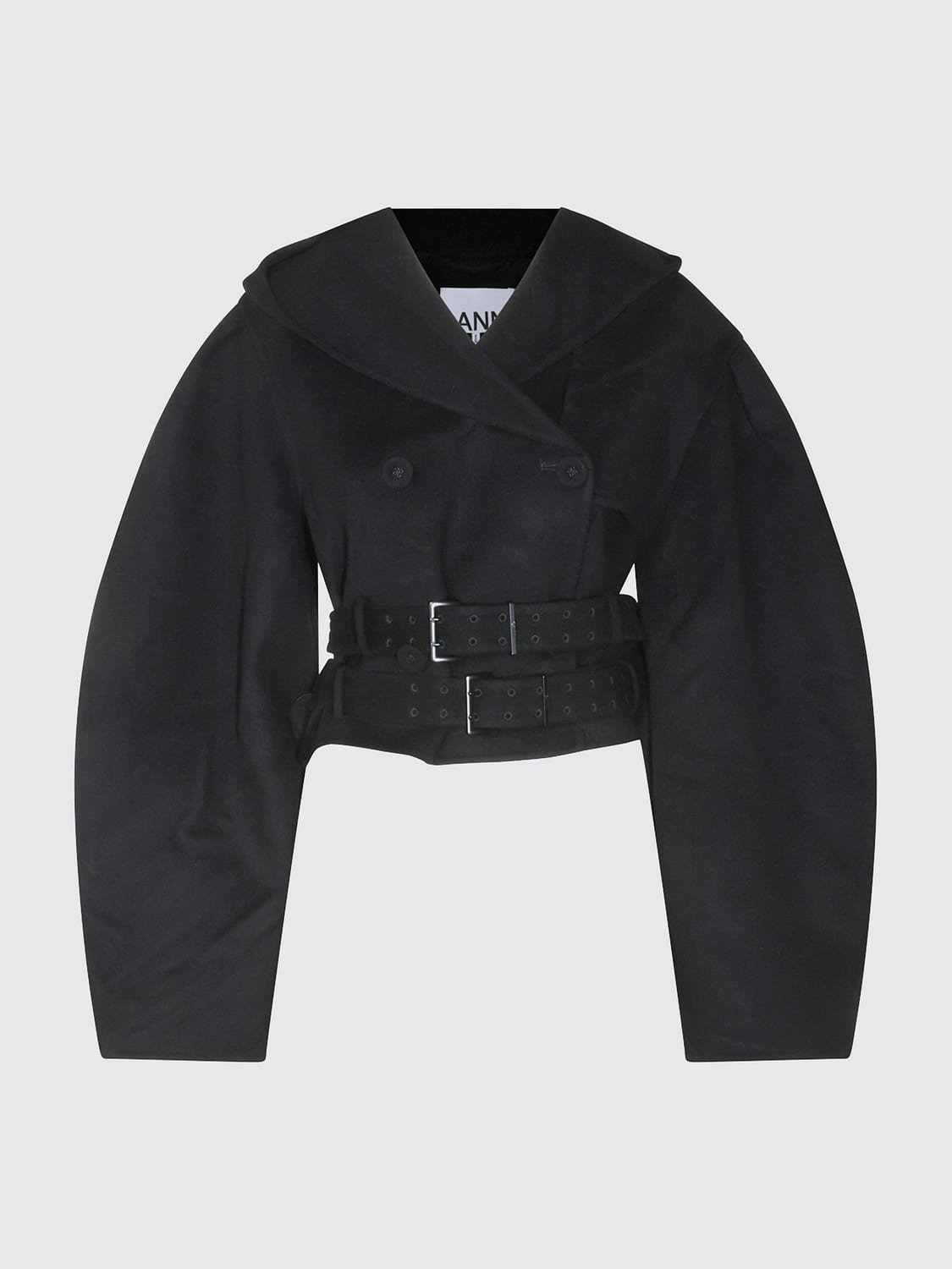 GANNI COAT: Jacket woman Ganni, Black - Img 2