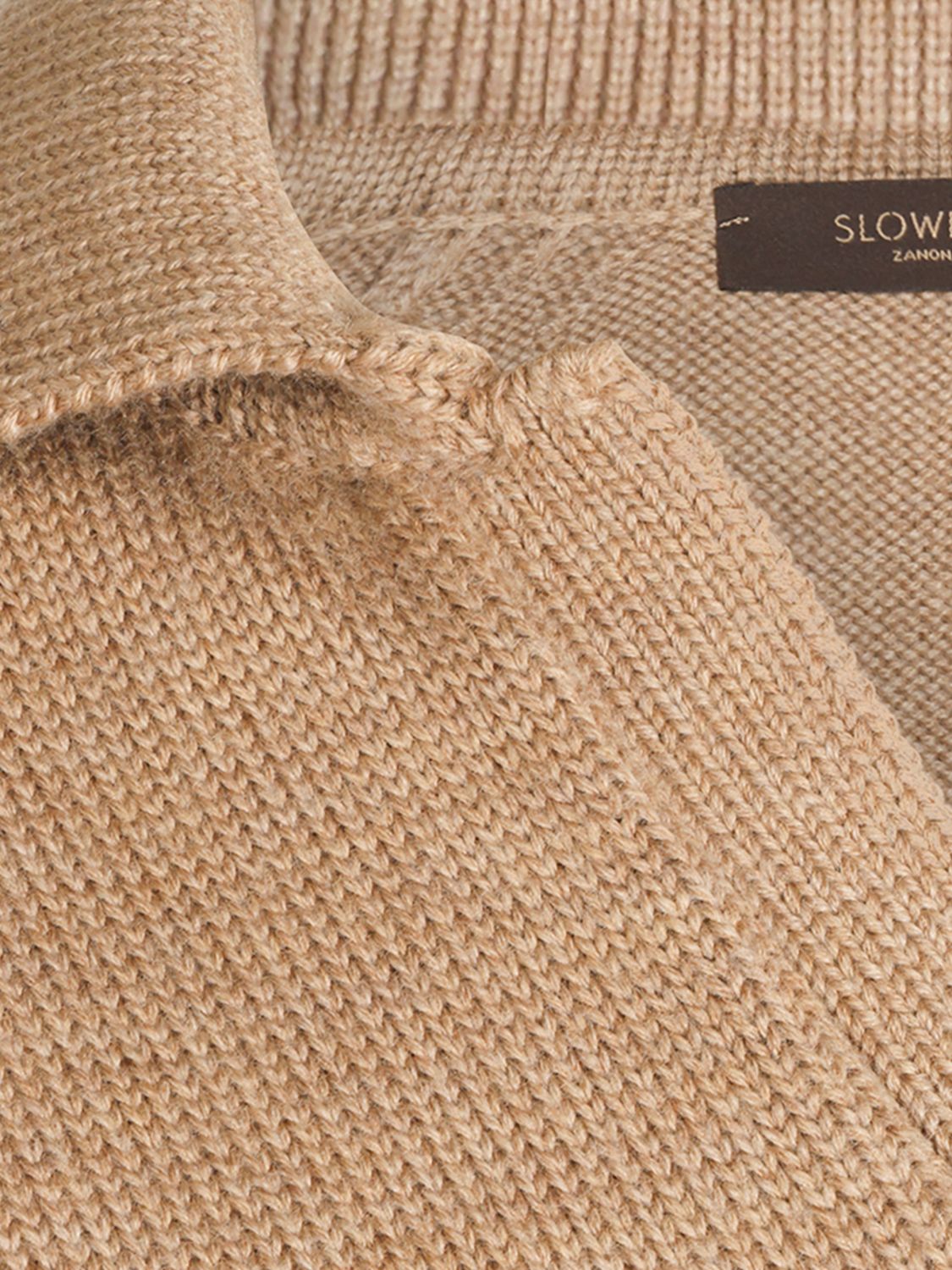 ZANONE SWEATER: Sweater men Zanone, Camel - Img 4