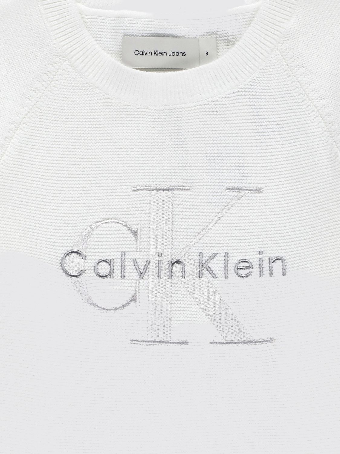 CALVIN KLEIN PULLOVER: Pullover kinder Calvin Klein, Weiß - Img 3