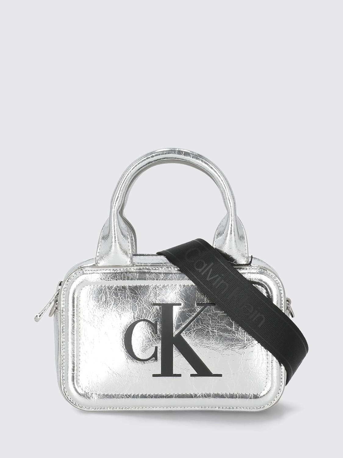 CALVIN KLEIN TASCHE: Tasche kinder Calvin Klein, Silber - Img 1