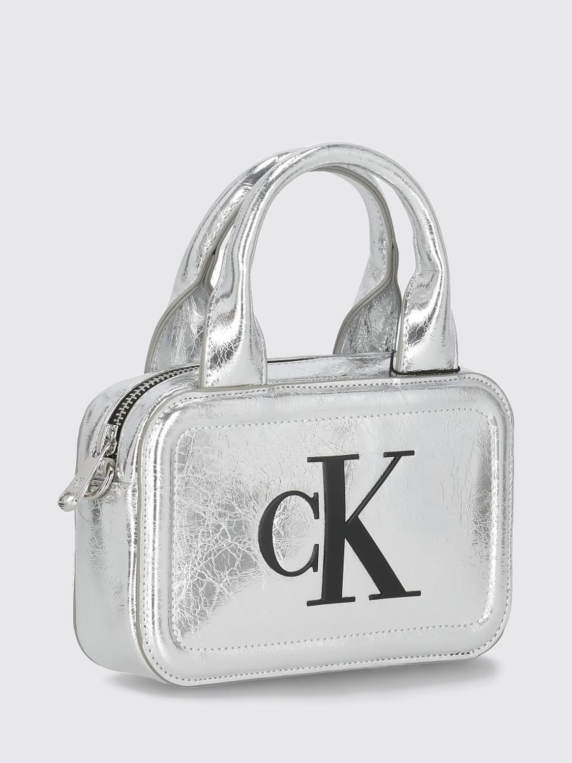 CALVIN KLEIN TASCHE: Tasche kinder Calvin Klein, Silber - Img 3
