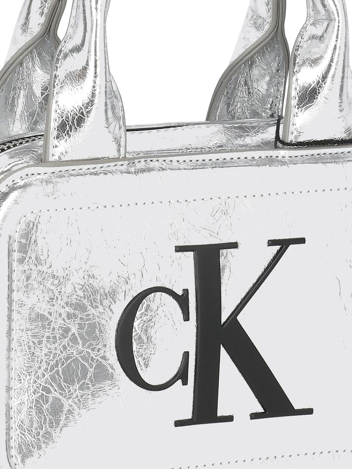CALVIN KLEIN TASCHE: Tasche kinder Calvin Klein, Silber - Img 4