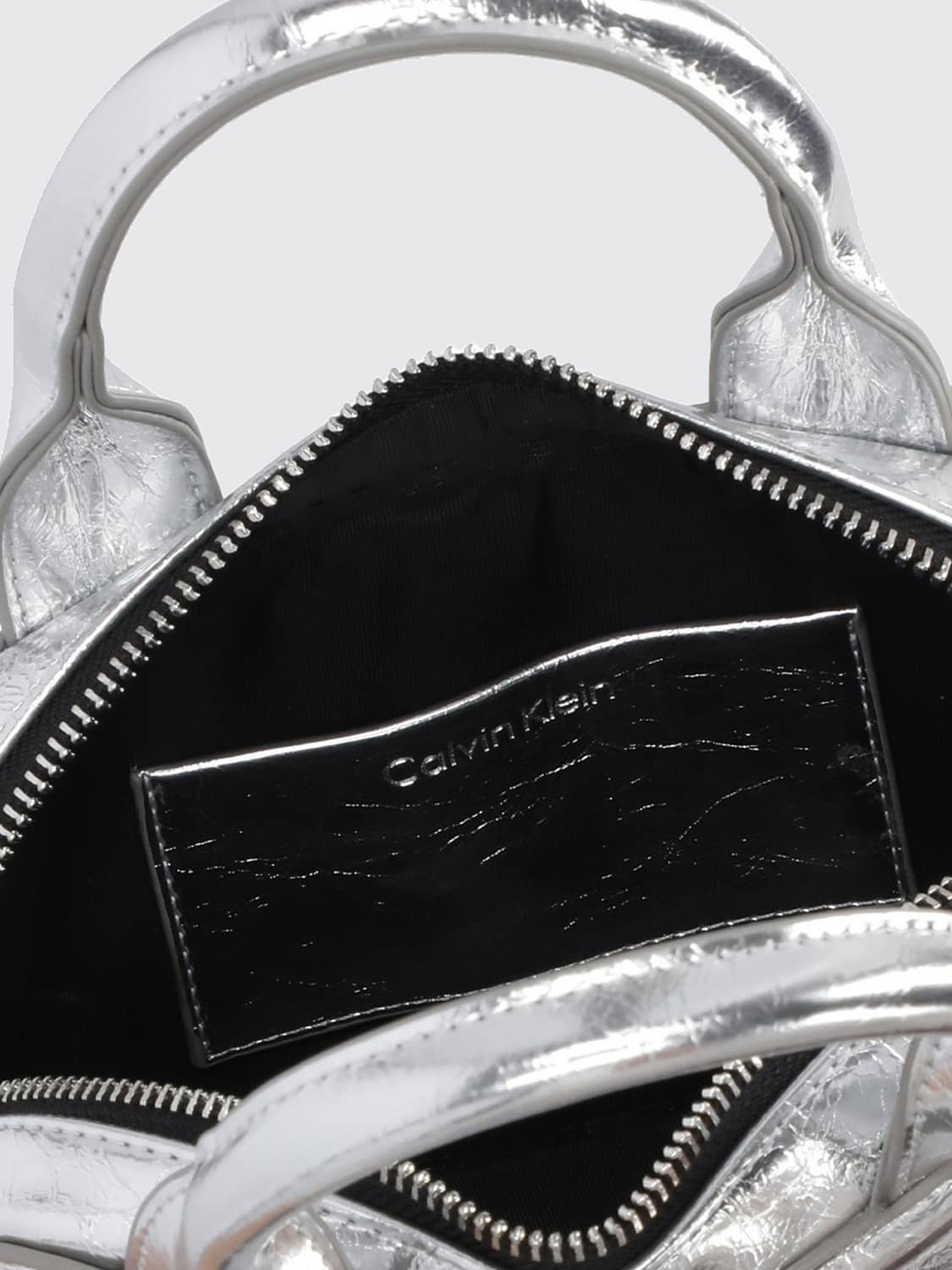 CALVIN KLEIN TASCHE: Tasche kinder Calvin Klein, Silber - Img 5