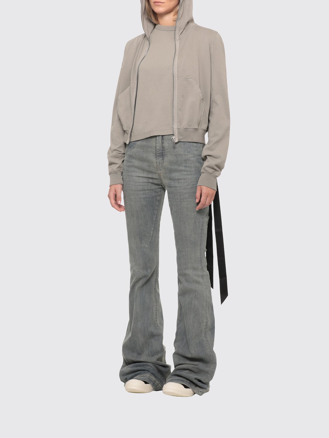 RICK OWENS DRKSHDW PULL: Pull femme Rick Owens Drkshdw, Gris - Img 2