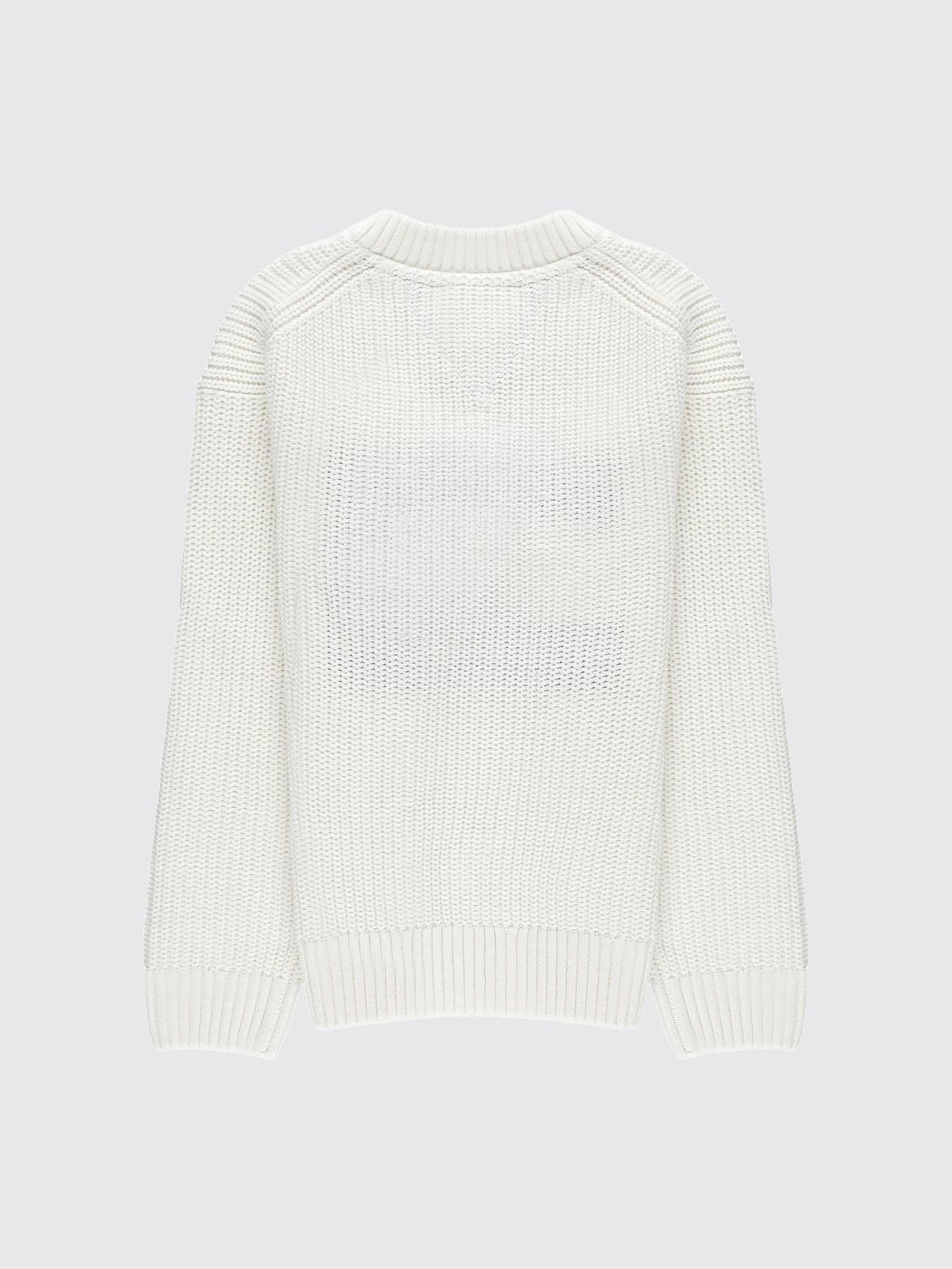 TOMMY HILFIGER PULLOVER: Pullover kinder Tommy Hilfiger, Ivory - Img 2