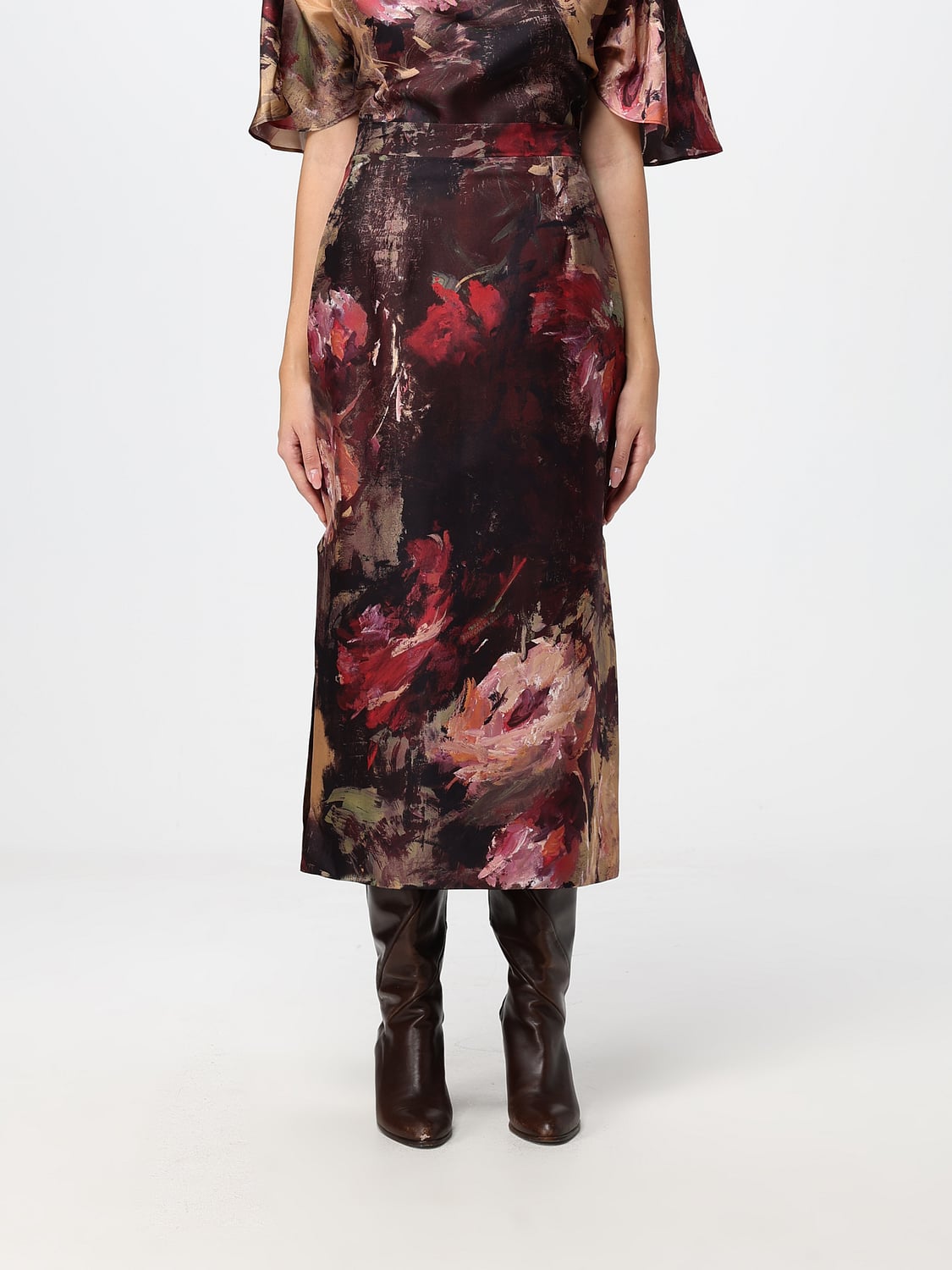 ANTONIO MARRAS ROCK: Rock damen Antonio Marras, Pflaume - Img 1