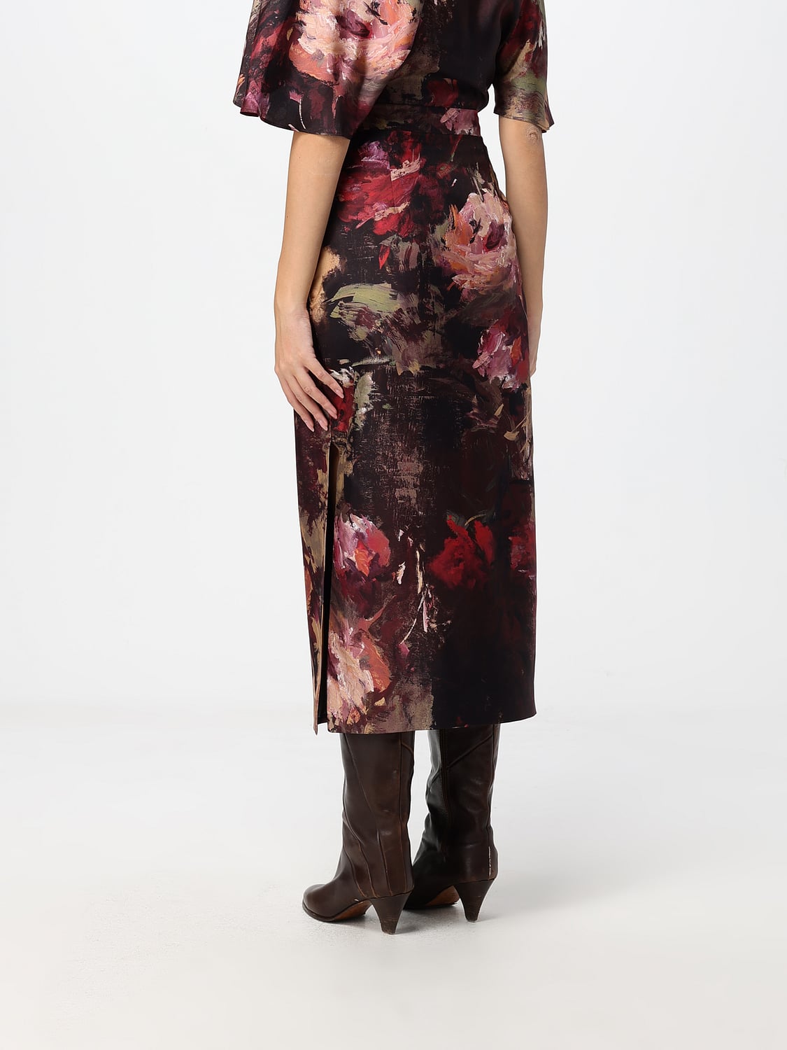 ANTONIO MARRAS ROCK: Rock damen Antonio Marras, Pflaume - Img 3