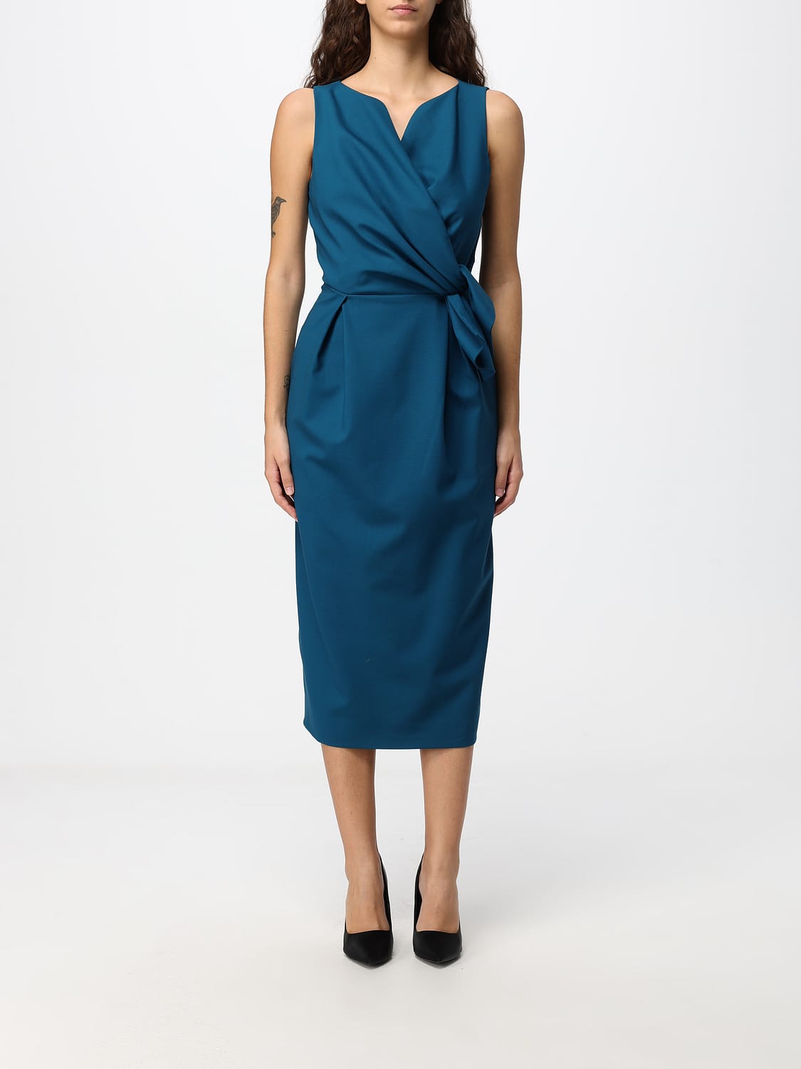 ANTONIO MARRAS KLEID: Kleid damen Antonio Marras, Petroleum Blue - Img 1