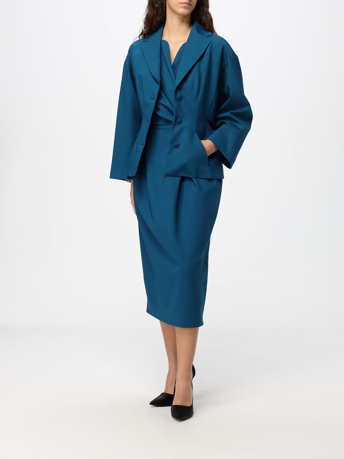 ANTONIO MARRAS KLEID: Kleid damen Antonio Marras, Petroleum Blue - Img 2