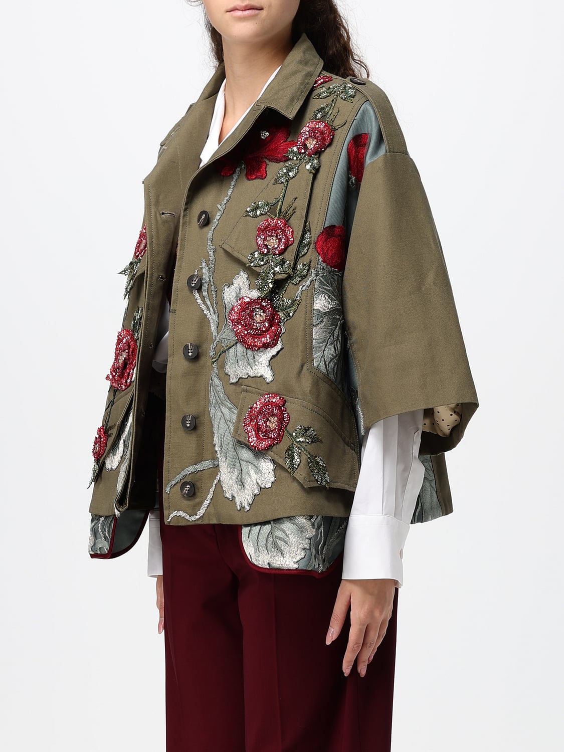ANTONIO MARRAS JACKET: Jacket woman Antonio Marras, Green - Img 4