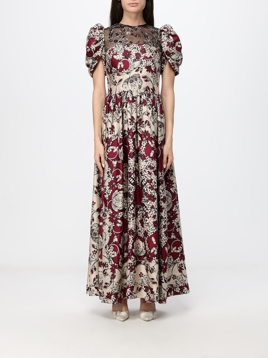 ANTONIO MARRAS KLEID: Kleid damen Antonio Marras, Burgunderrot - Img 1