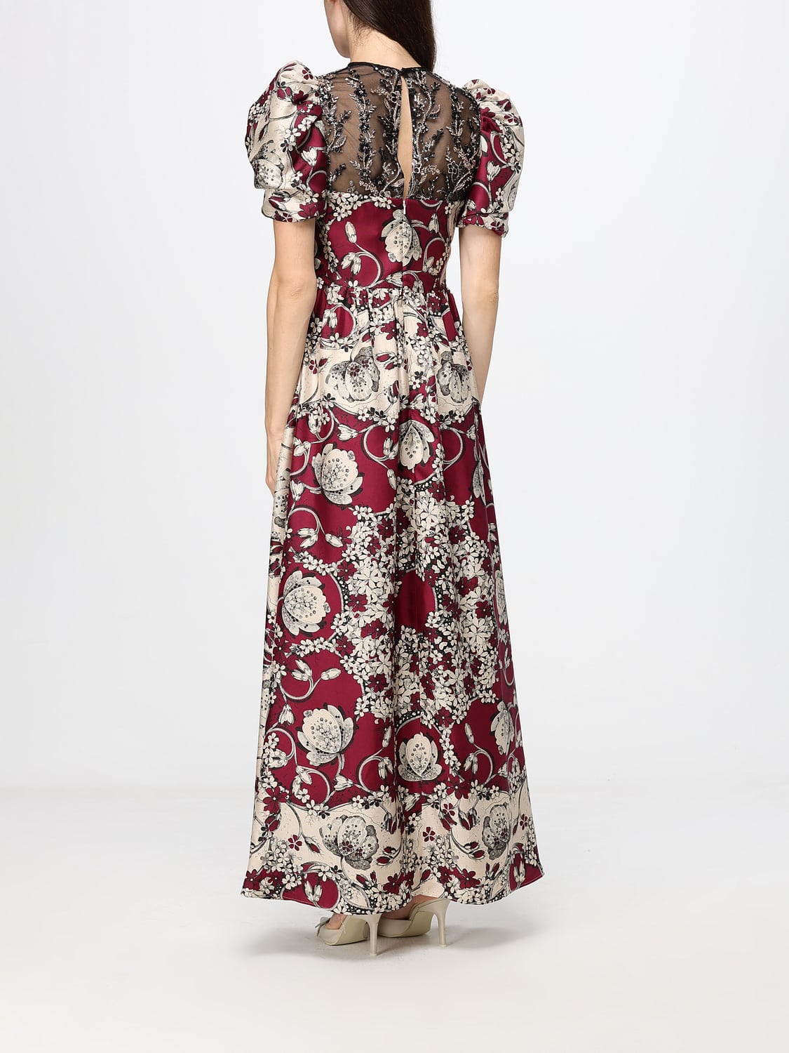 ANTONIO MARRAS KLEID: Kleid damen Antonio Marras, Burgunderrot - Img 3