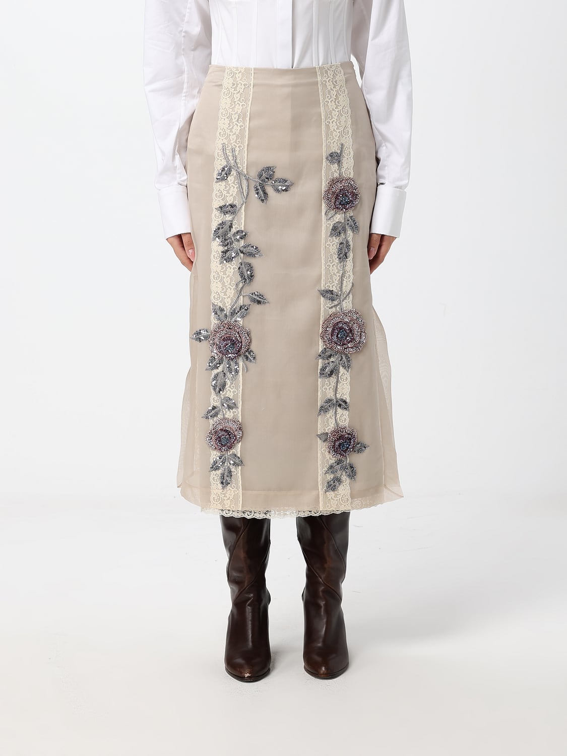 ANTONIO MARRAS ROCK: Rock damen Antonio Marras, Beige - Img 1