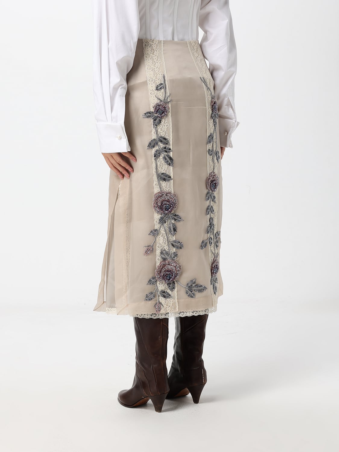 ANTONIO MARRAS ROCK: Rock damen Antonio Marras, Beige - Img 3