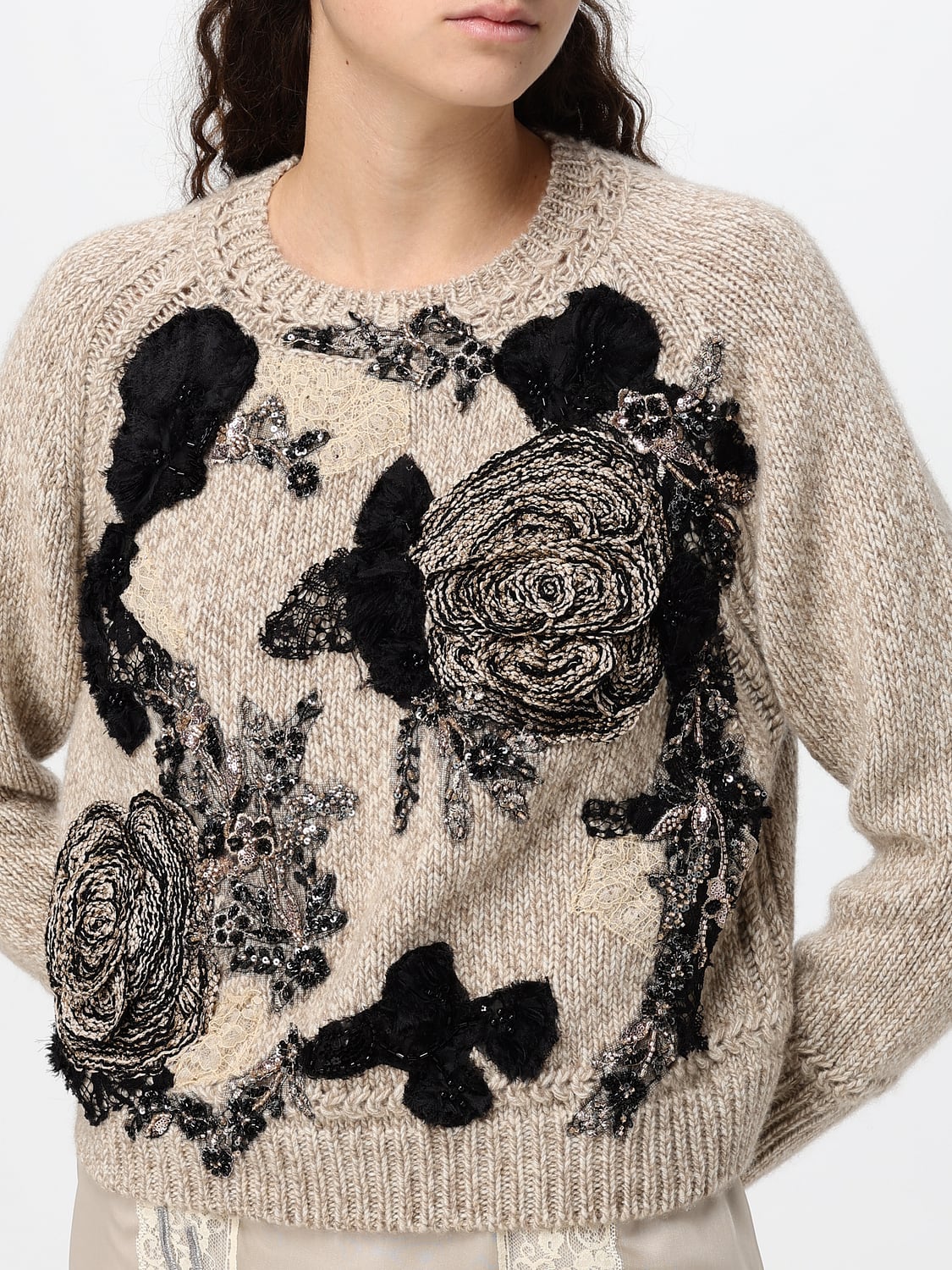 ANTONIO MARRAS PULLOVER: Pullover damen Antonio Marras, Beige - Img 4