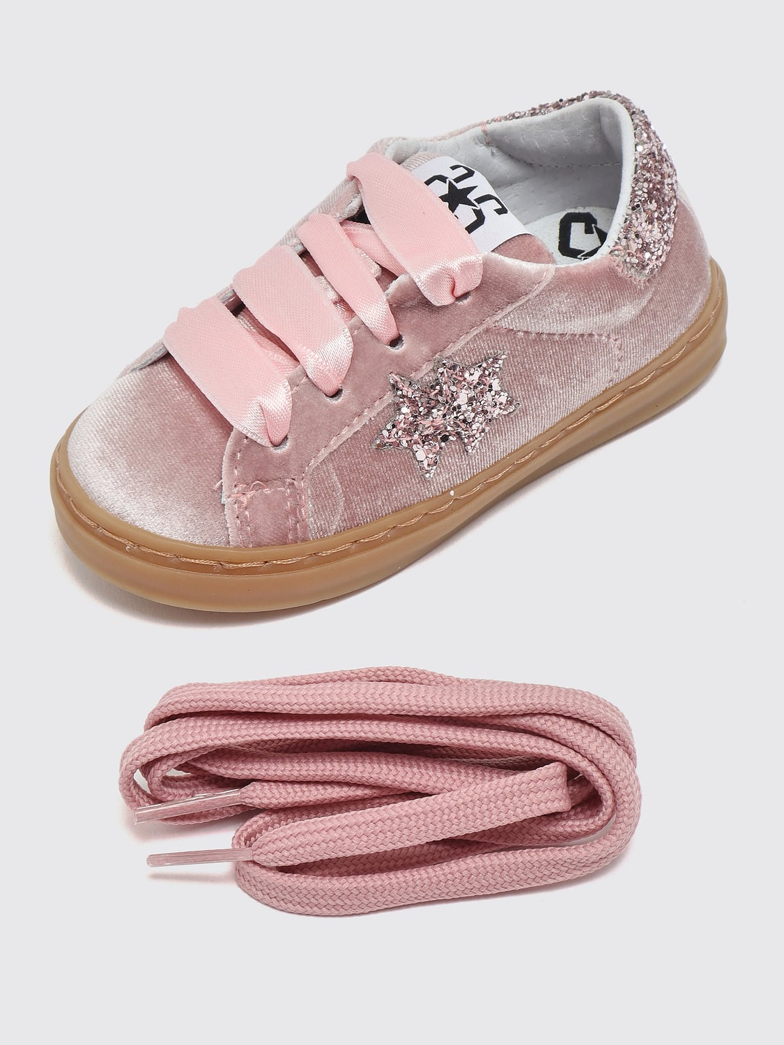 2 STAR BASKETS: Baskets enfant 2 Star, Rose - Img 4