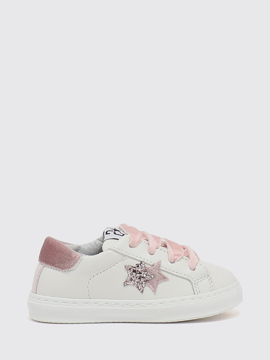2 STAR BASKETS: Baskets enfant 2 Star, Blanc - Img 1