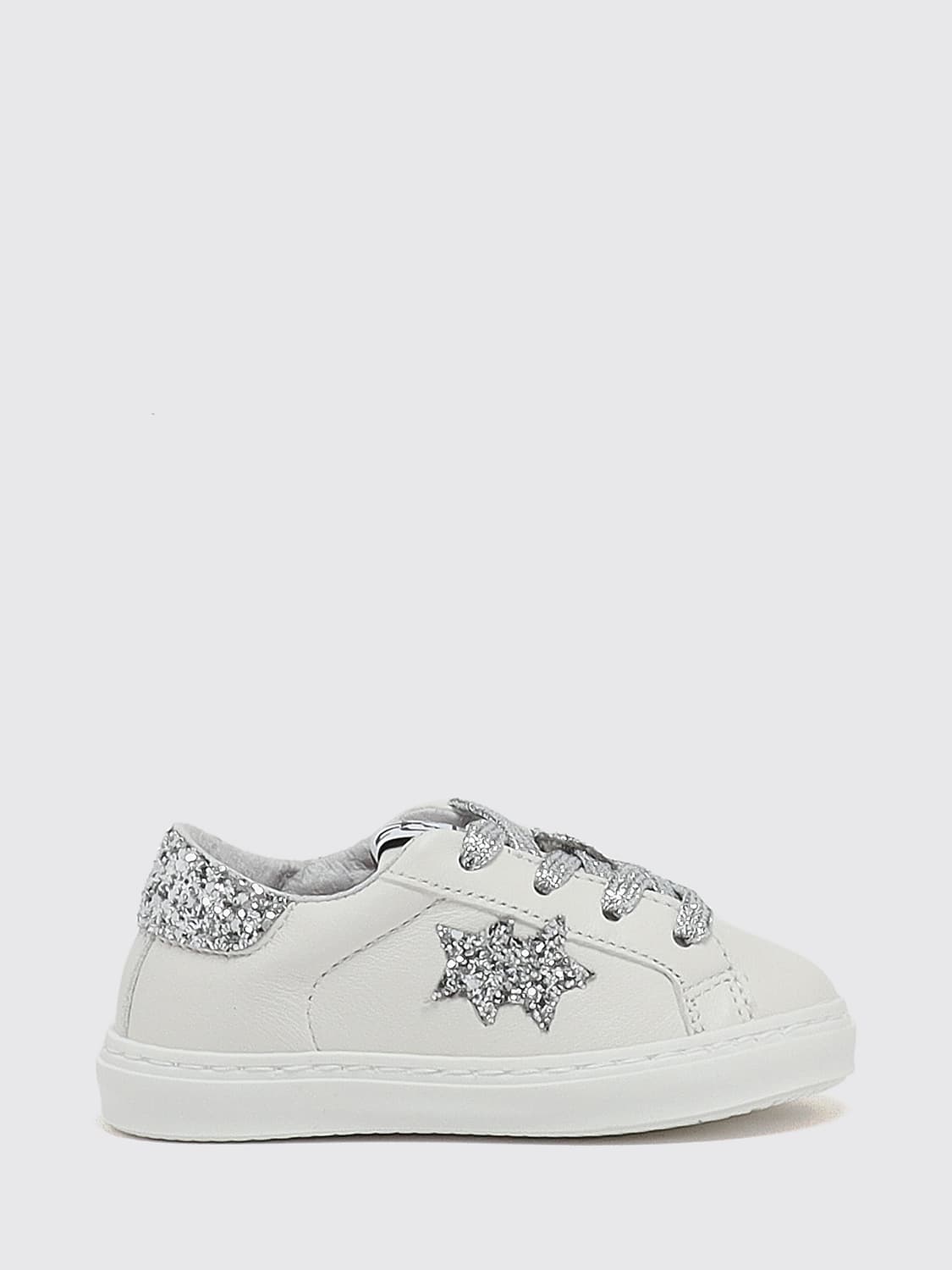2 STAR BASKETS: Baskets enfant 2 Star, Blanc - Img 1