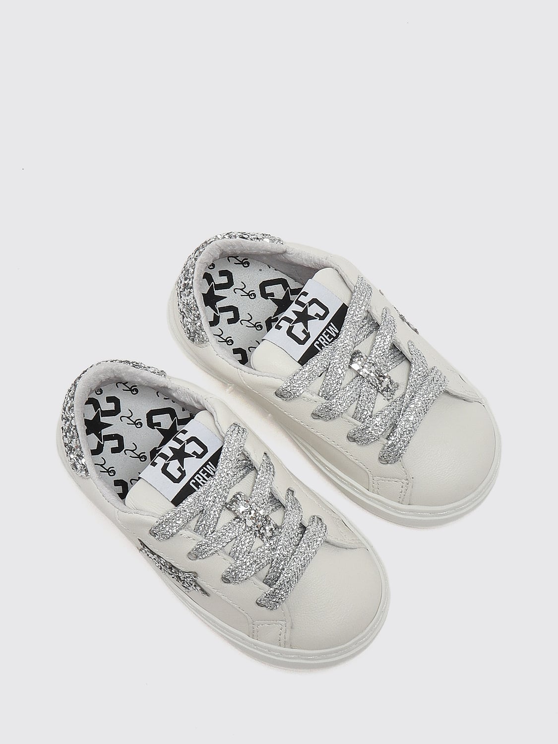 2 STAR BASKETS: Baskets enfant 2 Star, Blanc - Img 2