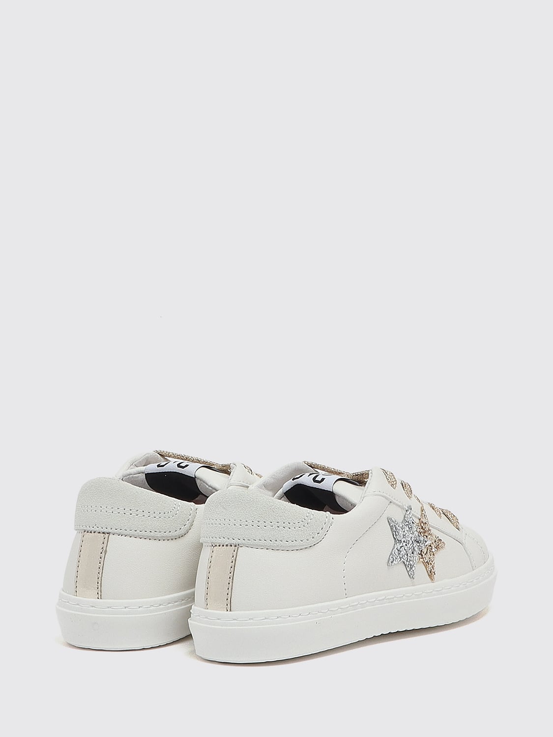 2 STAR BASKETS: Baskets enfant 2 Star, Blanc - Img 3