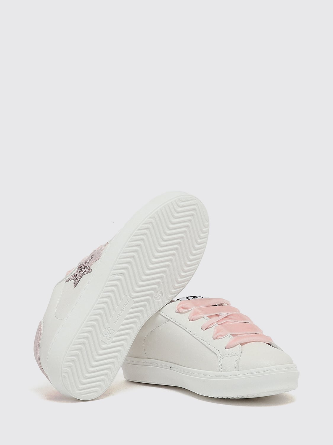2 STAR BASKETS: Baskets enfant 2 Star, Blanc - Img 4