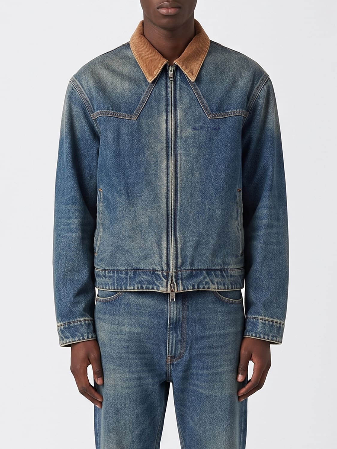 BALENCIAGA JACKET: Jacket men Balenciaga, Blue - Img 1
