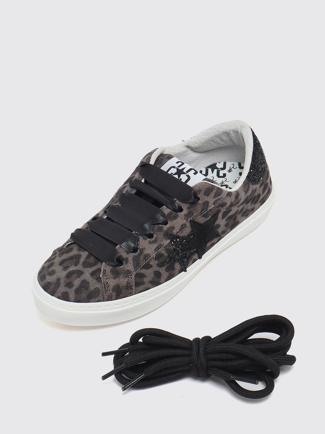2 STAR BASKETS: Baskets enfant 2 Star, Gris Fumé - Img 5