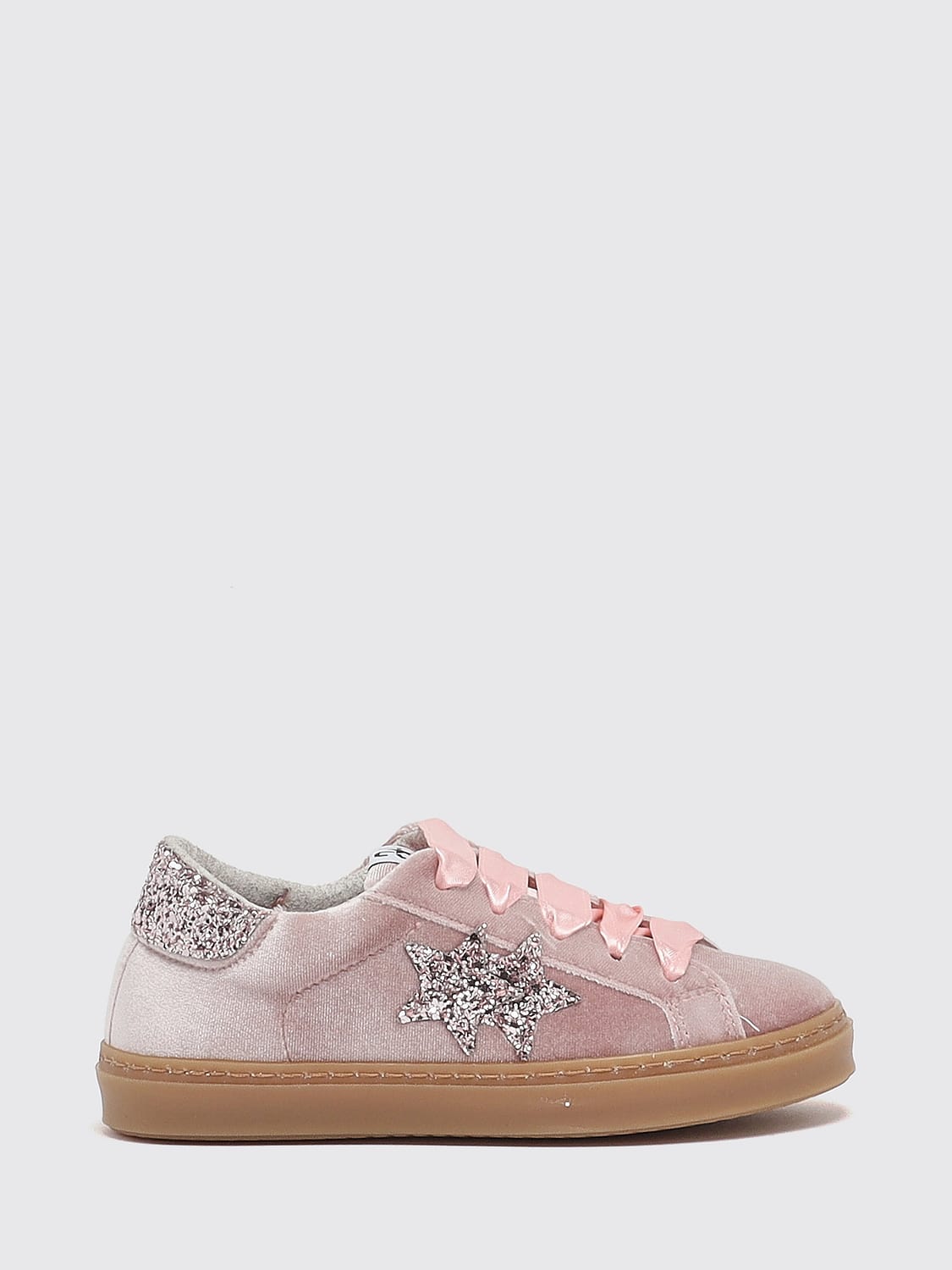 2 STAR BASKETS: Baskets enfant 2 Star, Rose - Img 1