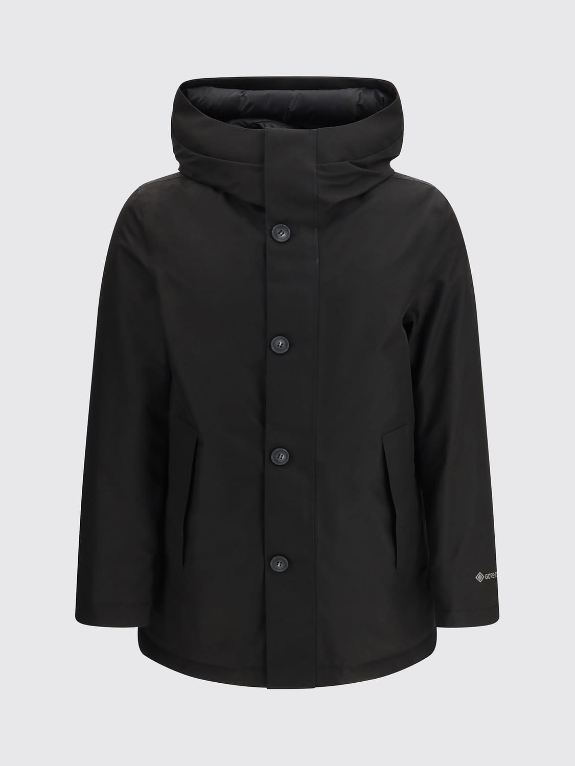 WOOLRICH コート: コート メンズ Woolrich, ブラック - Img 2