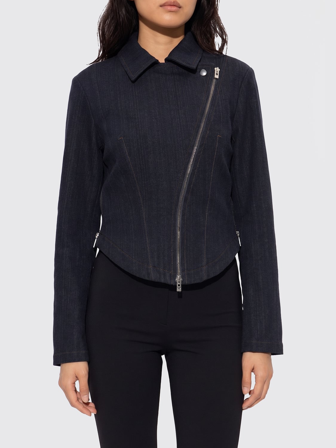 ALAÏA КУРТКА: Куртка Женское AlaÏa, Черный - Img 1