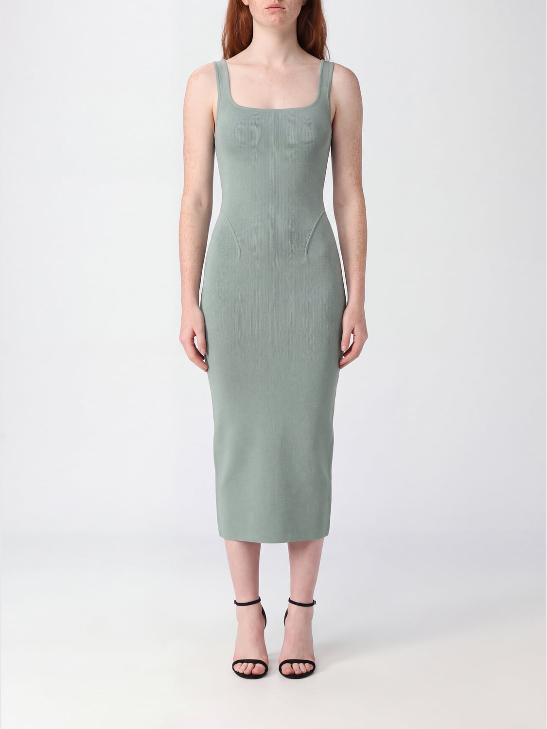 ALAÏA ABITO: Abito donna AlaÏa, Grigio - Img 1