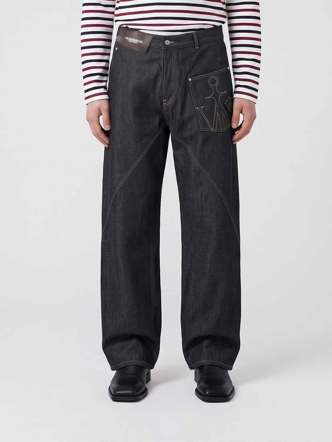 JW ANDERSON JEANS: Jeans men Jw Anderson, Navy - Img 1