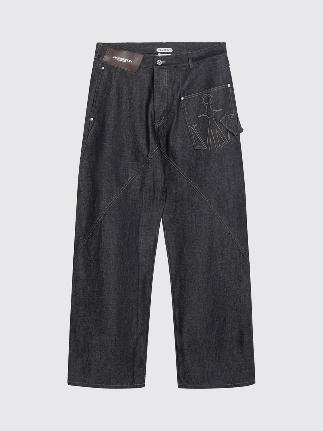 JW ANDERSON JEANS: Jeans men Jw Anderson, Navy - Img 2