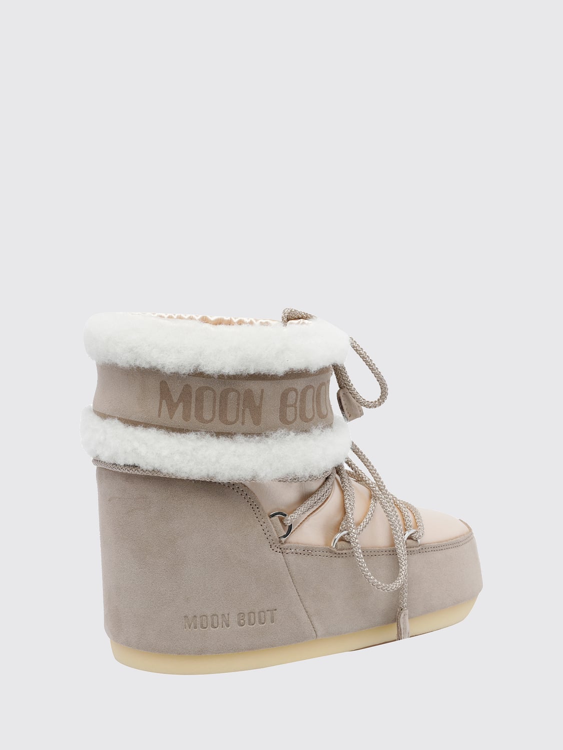 MOON BOOT BOOTS: Boots woman Moon Boot, Beige - Img 4