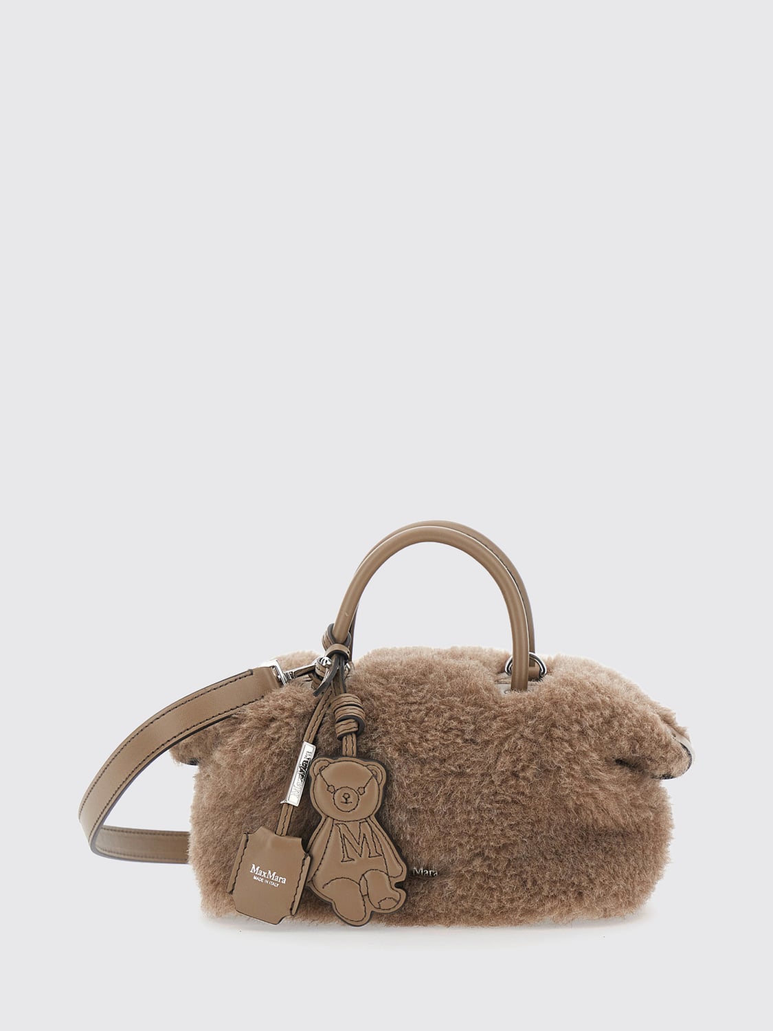 MAX MARA BORSA A SPALLA: Borsa a spalla donna Max Mara, Beige - Img 1