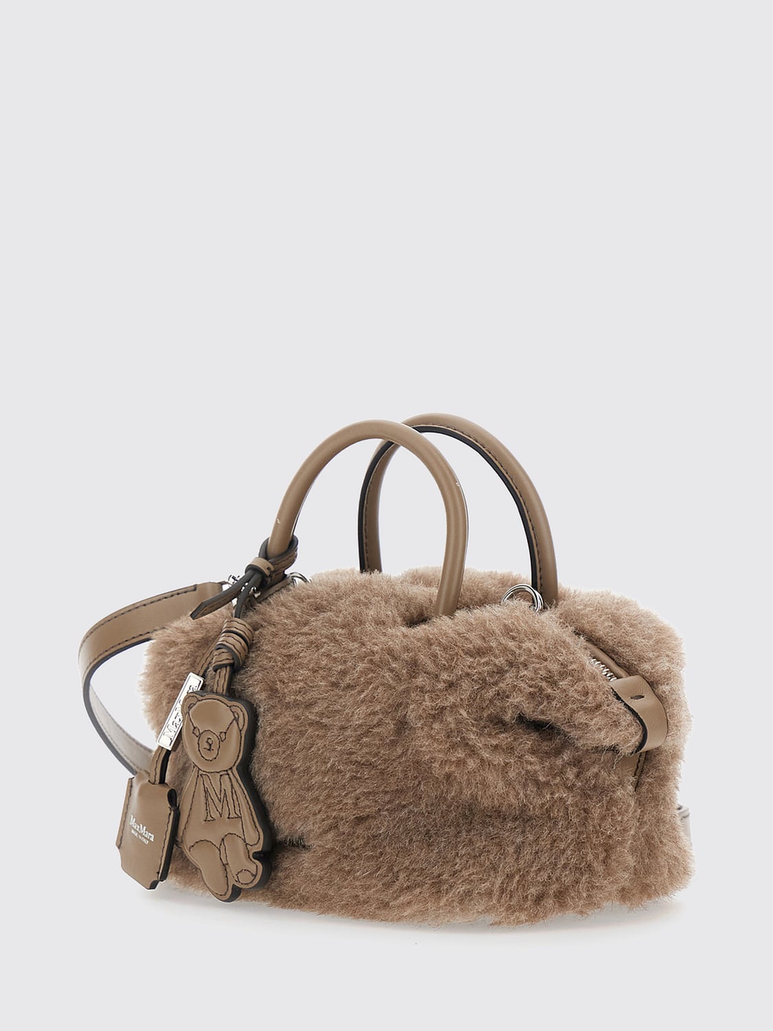 MAX MARA BORSA A SPALLA: Borsa a spalla donna Max Mara, Beige - Img 3