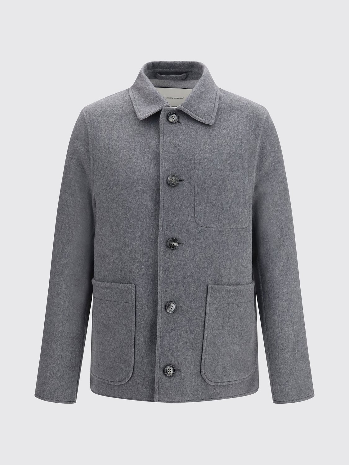 AMI PARIS COAT: Coat men Ami Paris, Grey - Img 2