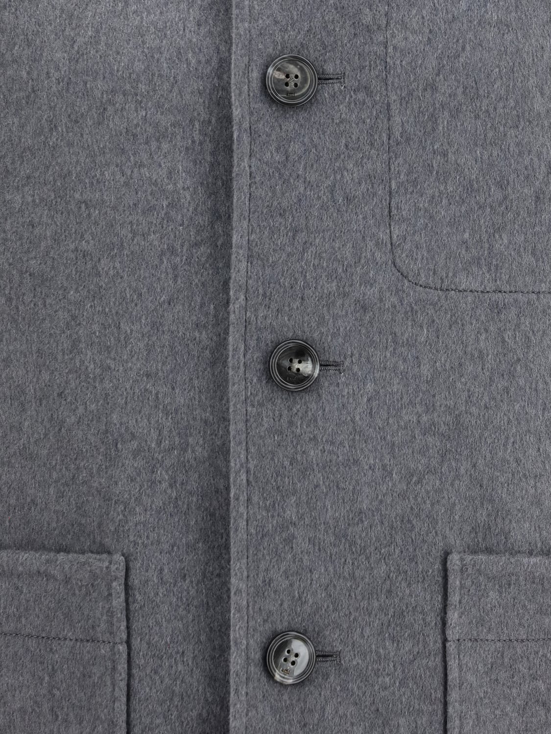 AMI PARIS COAT: Coat men Ami Paris, Grey - Img 4