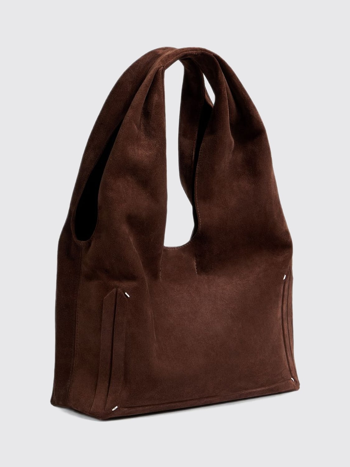MAISON MARGIELA BORSA A SPALLA: Borsa a spalla donna Maison Margiela, Marrone - Img 3