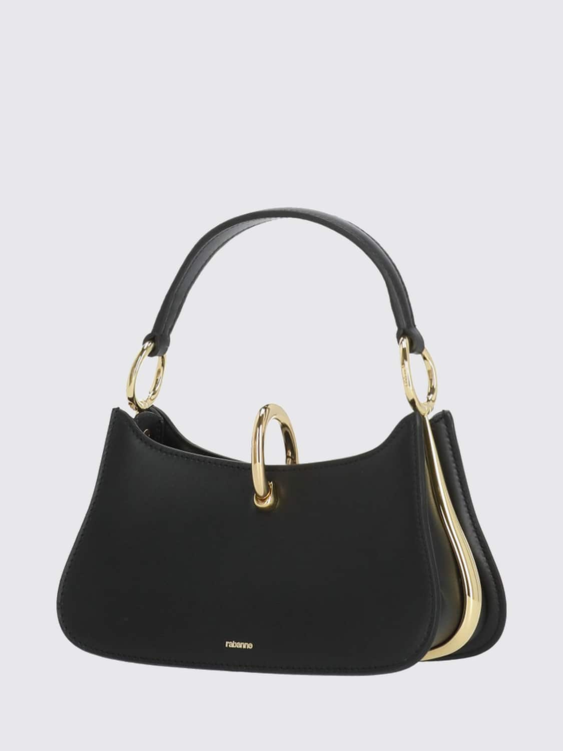 RABANNE BORSA A SPALLA: Borsa a spalla donna Rabanne, Nero - Img 2