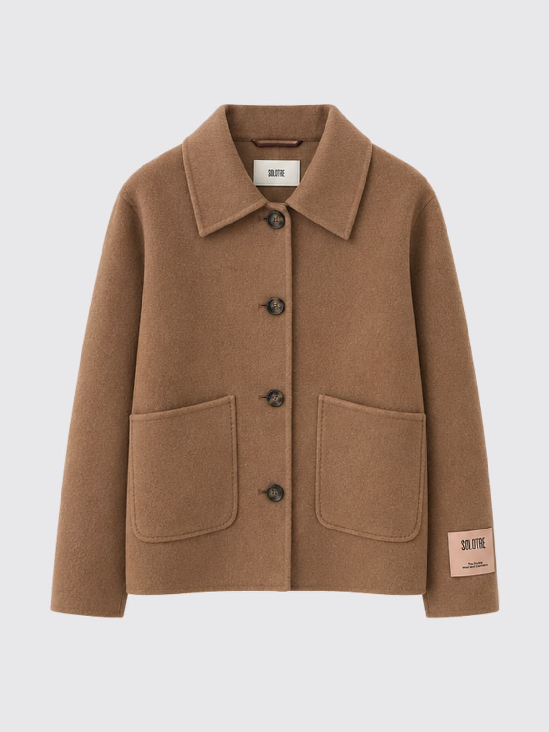 SOLOTRE CAPPOTTO: Cappotto donna Solotre, Cammello - Img 2