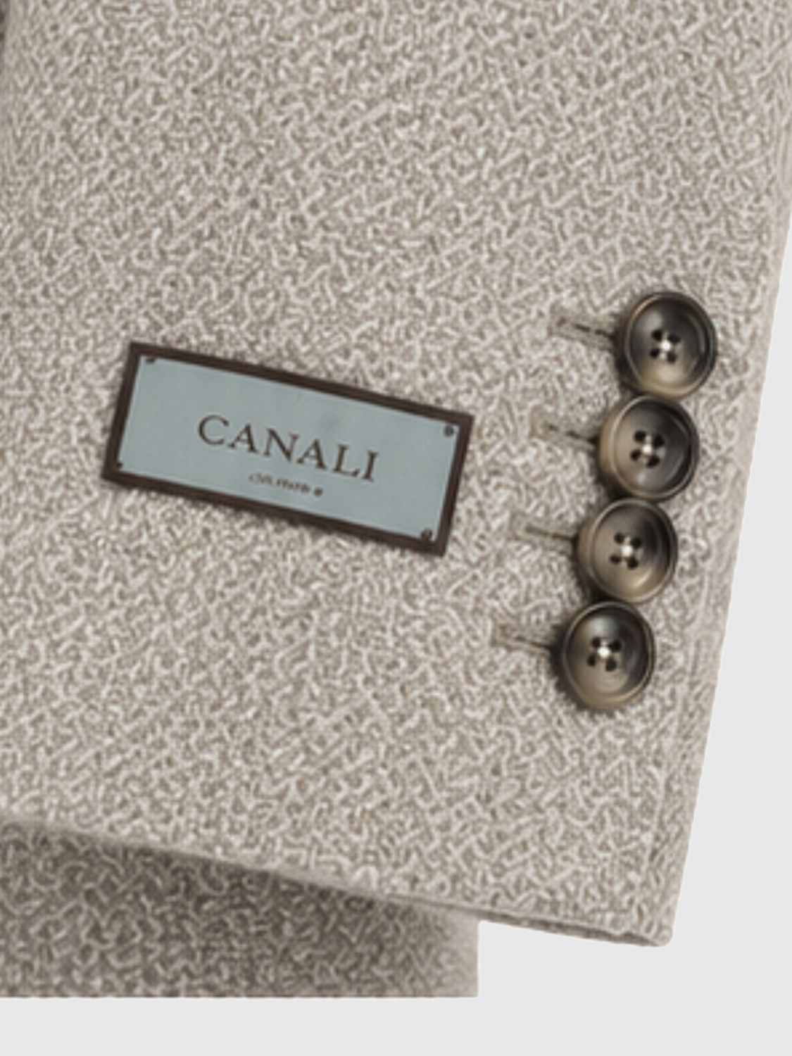 CANALI JACKET: Jacket men Canali, Beige - Img 4
