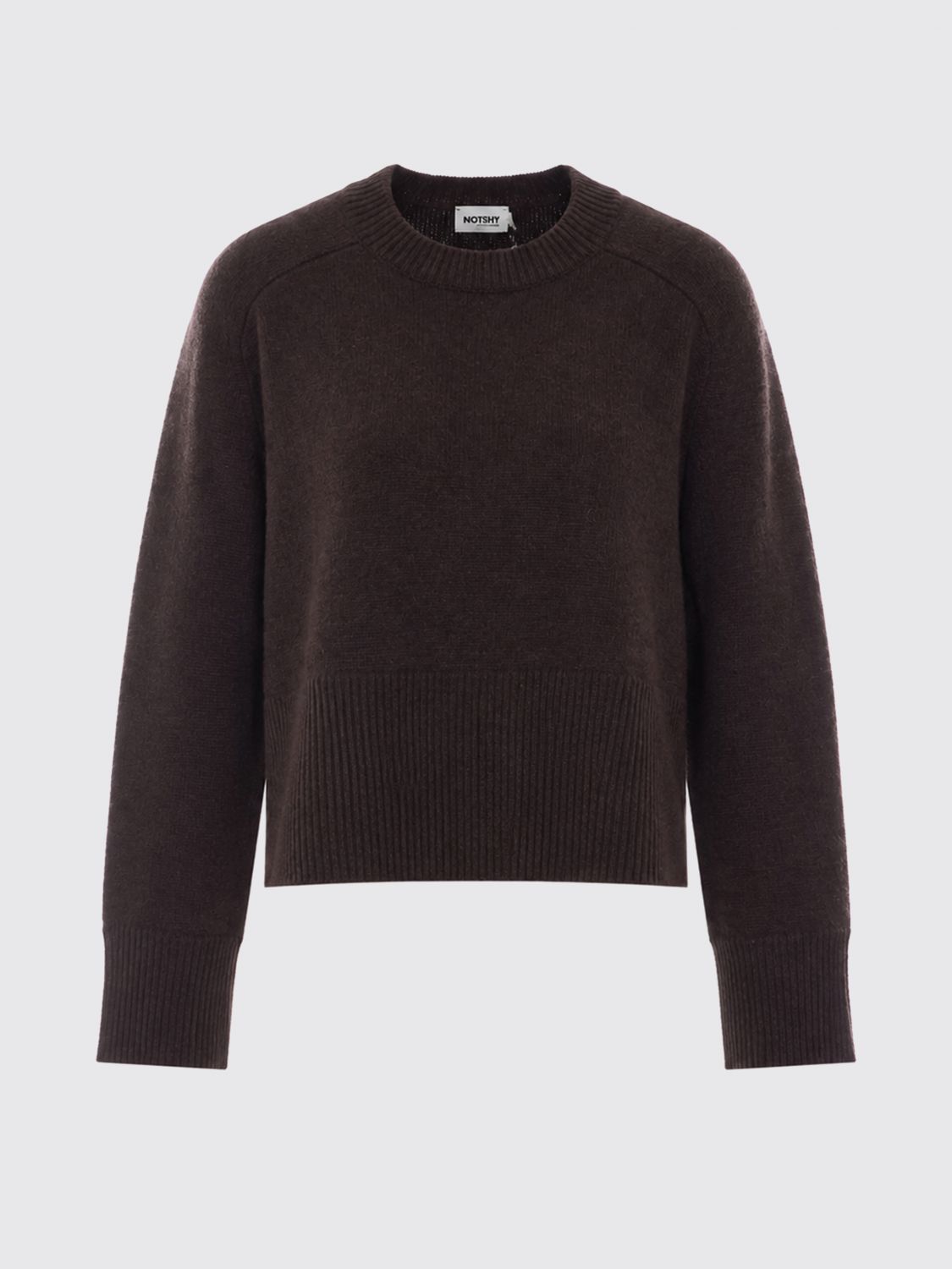 NOT SHY PULLOVER: Pullover damen Not Shy, Braun - Img 2