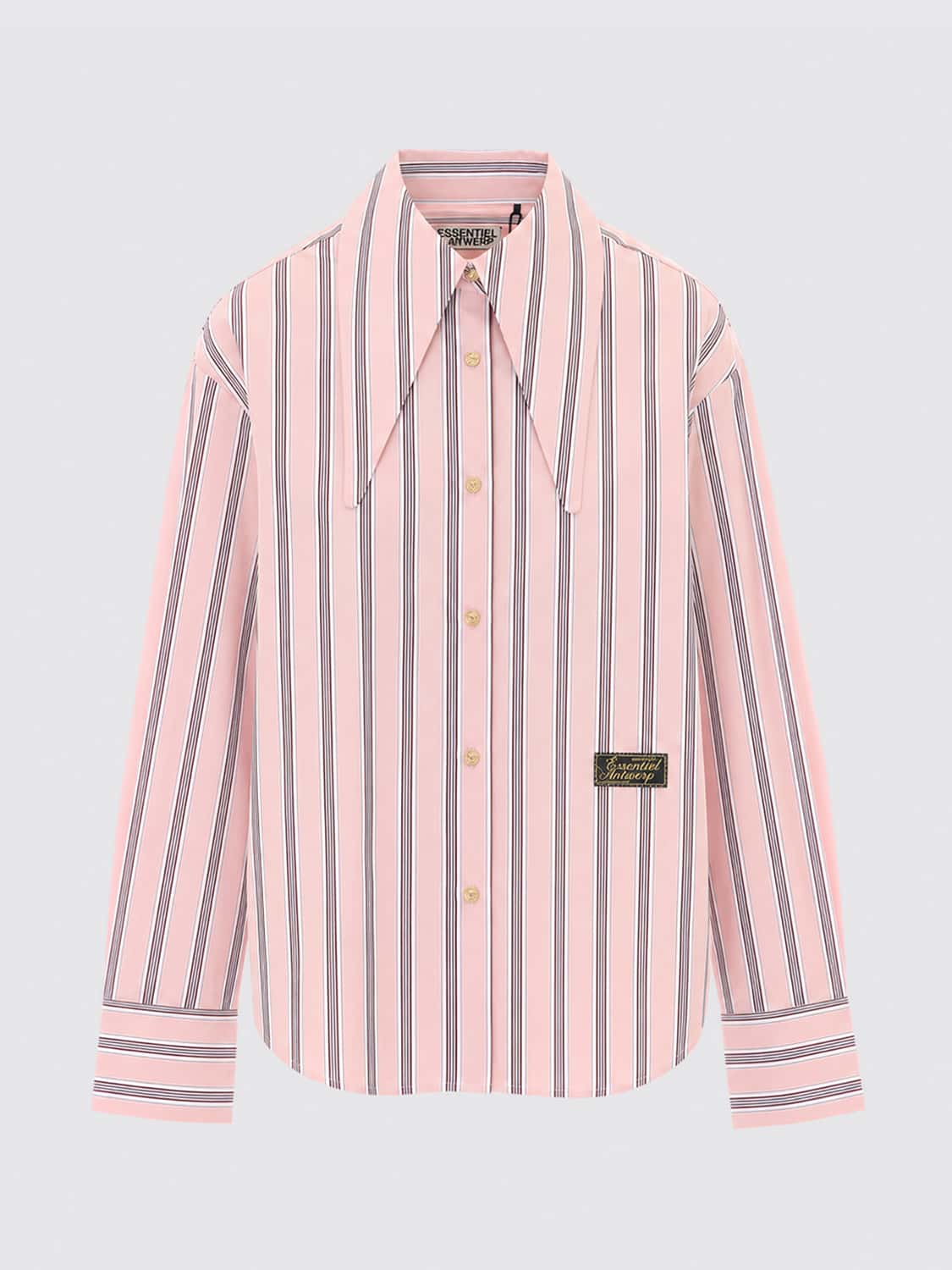 ESSENTIEL ANTWERP HEMDBLUSE: Hemdbluse damen Essentiel Antwerp, Pink - Img 2