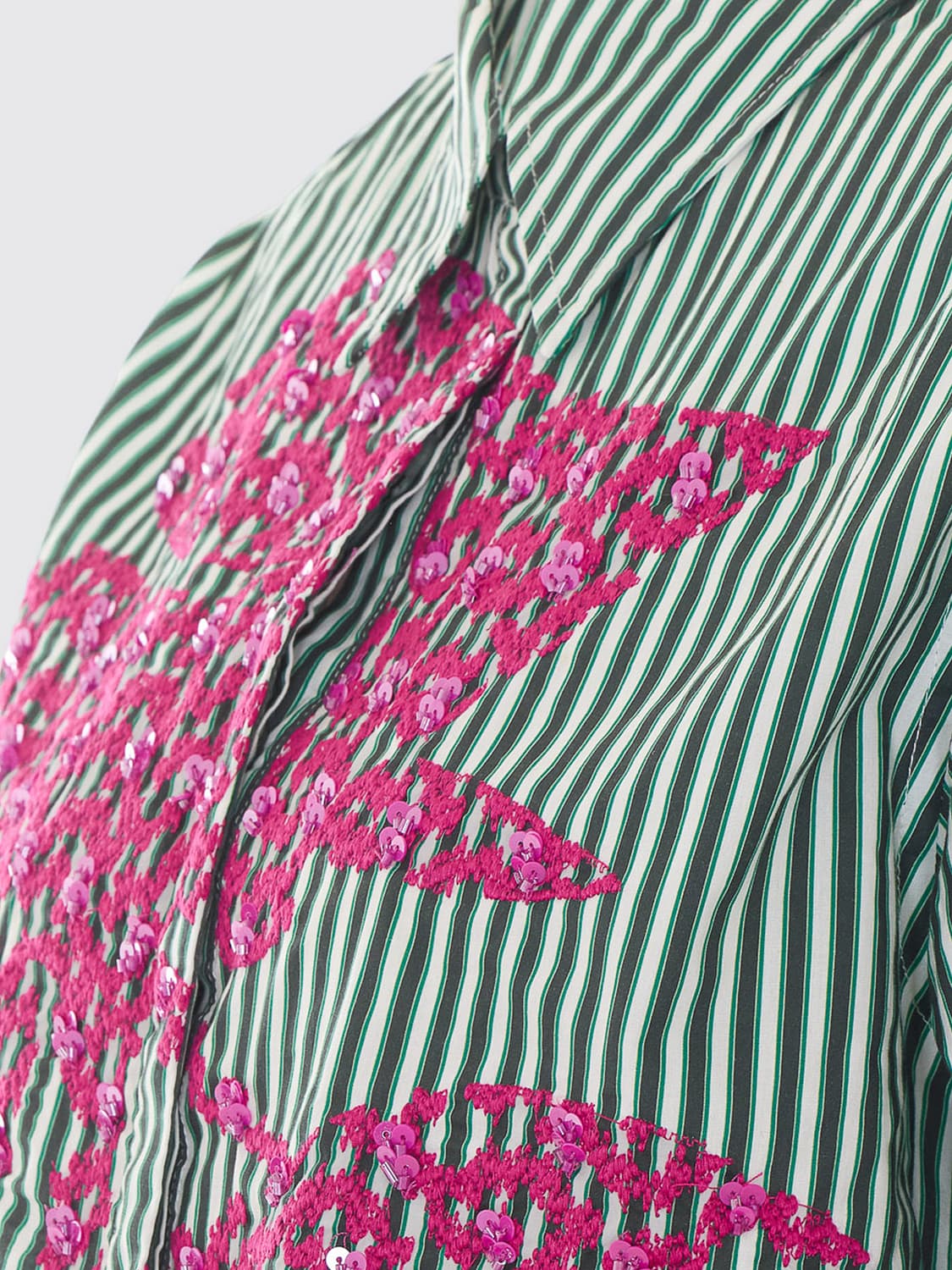 ESSENTIEL ANTWERP CAMICIA: Camicia donna Essentiel Antwerp, Verde - Img 4