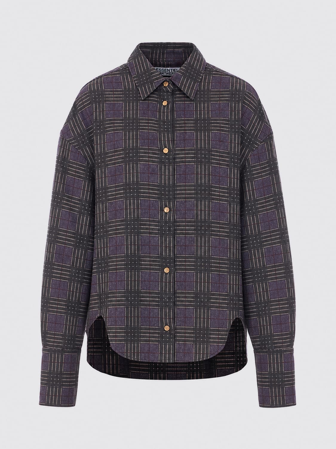 ESSENTIEL ANTWERP CAMICIA: Camicia donna Essentiel Antwerp, Verde - Img 2