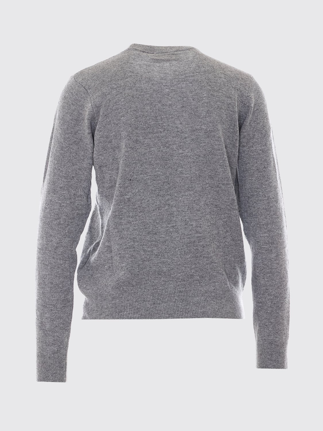 ESSENTIEL ANTWERP JERSEY: Jersey Essentiel Antwerp de mezcla de lana y cachemira con estampado gráfico, Gris - Img 3